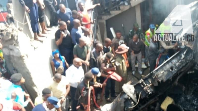 RDC: un petit avion s'écrase sur Goma, au moins 23 morts RDC: un petit avion s'écrase sur Goma, au moins 23 morts