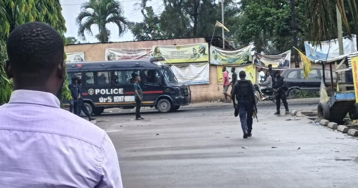 Présence policière sur l'avenue Lomami où se trouve la résidence de Kabund