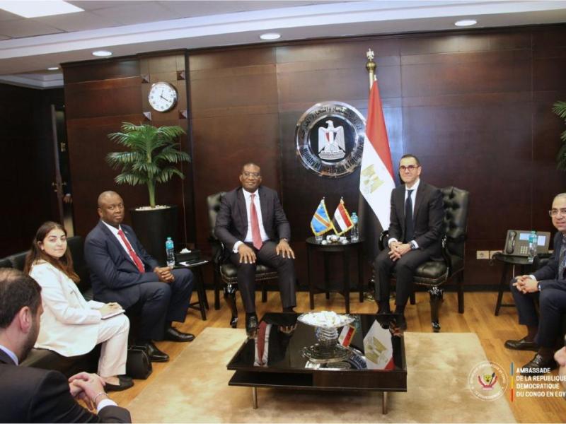Une délégation congolaise conduite par Guylain Nyembo séjournant en Egypte 