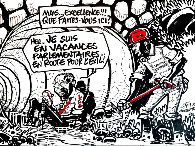 Caricature Kash/ACTUALITE.CD