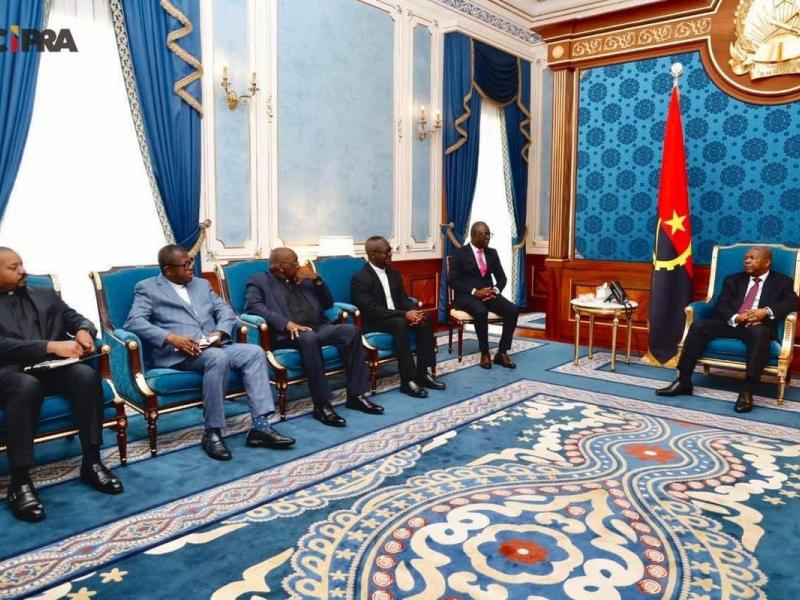 João Lourenço reçoit les religieux de la CENCO et de l'ECC à Luanda