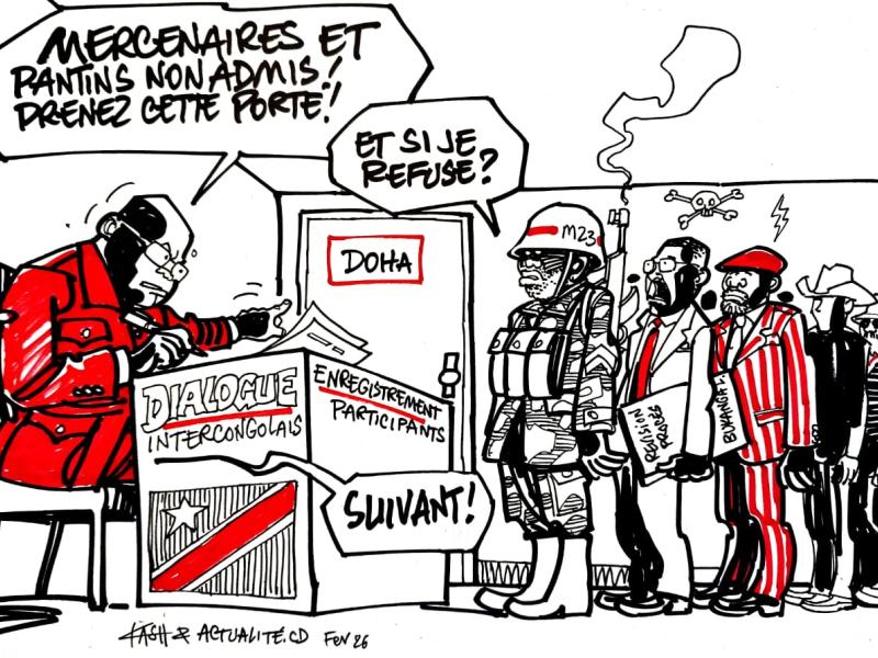 Caricature Kash/ACTUALITE.CD