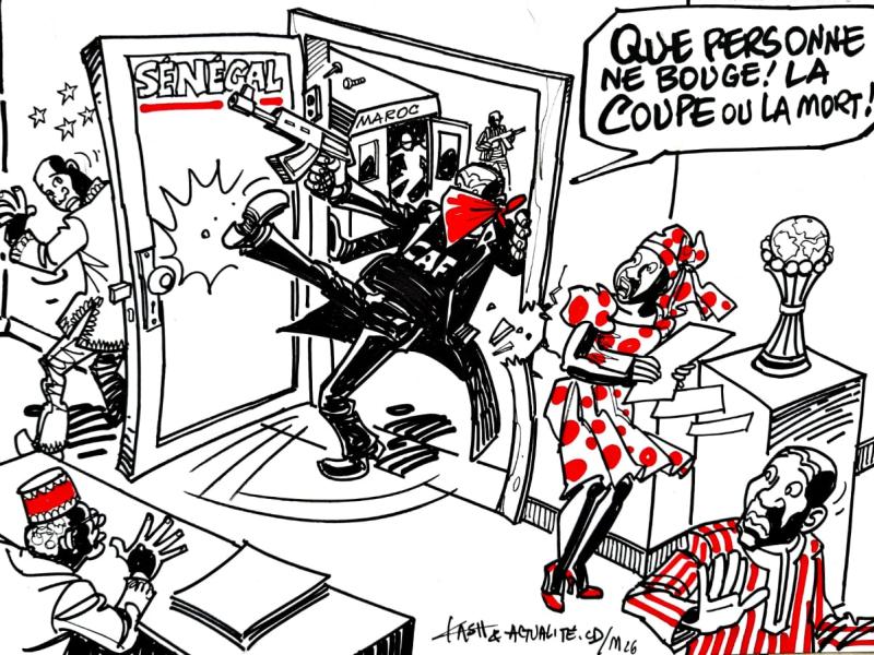 Caricature Kash/ACTUALITE.CD