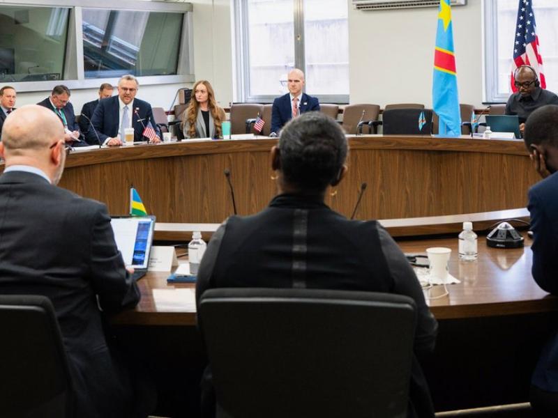 Les représentants de la RDC et du Rwanda autour de la médiation américaine à Washington 