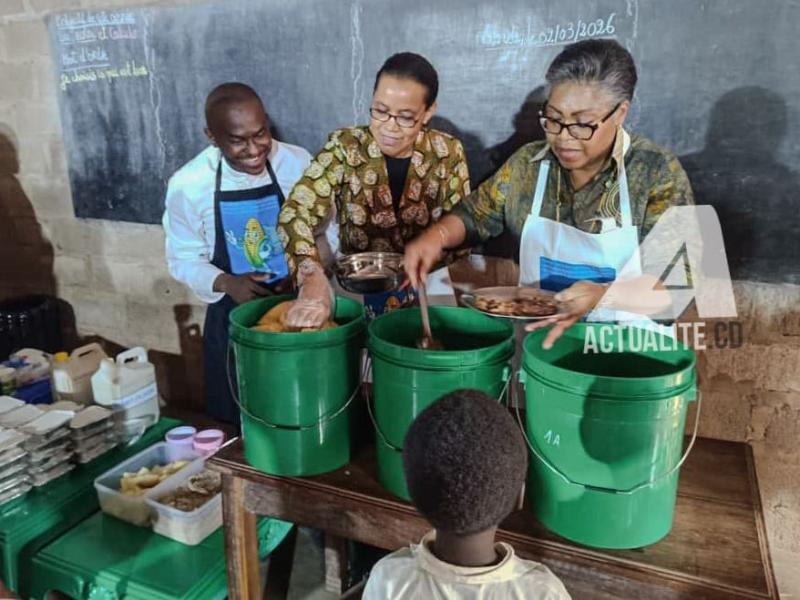 Lancement du programme national d'alimentation scolaire