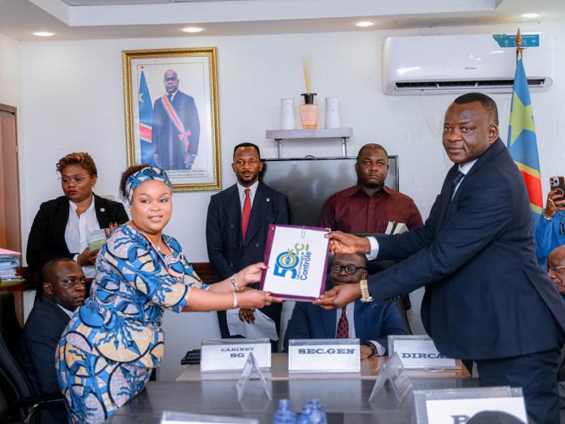 Le DG de l'OCC, Dr Etienne Tshimanga reprend officiellement ses fonctions et sa réhabilitaion 