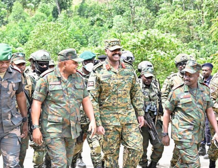 Les chefs des FARDC et UPDF