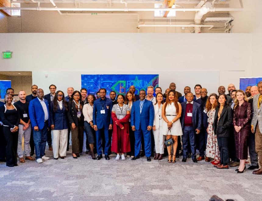 Photo de famille – DRC Forum California 2025, Stanford University, Californie