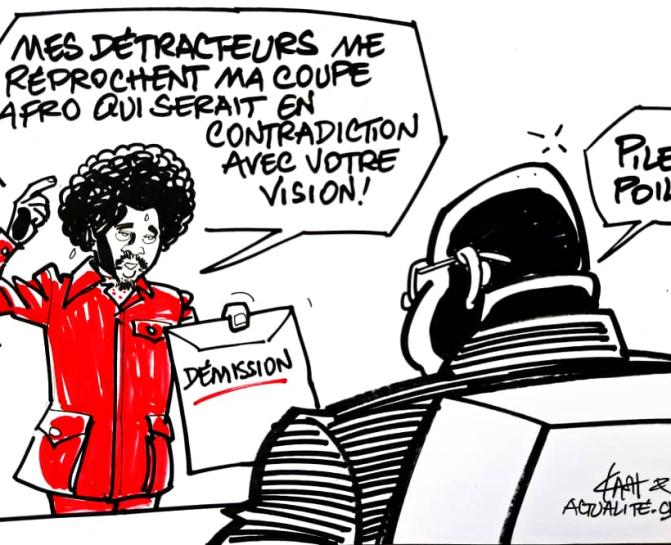 Caricature Kash/ACTUALITE.CD