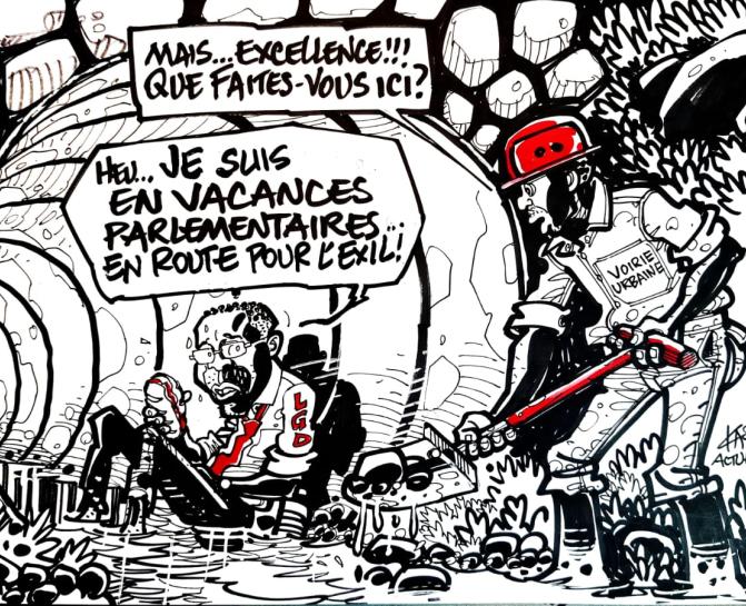 Caricature Kash/ACTUALITE.CD