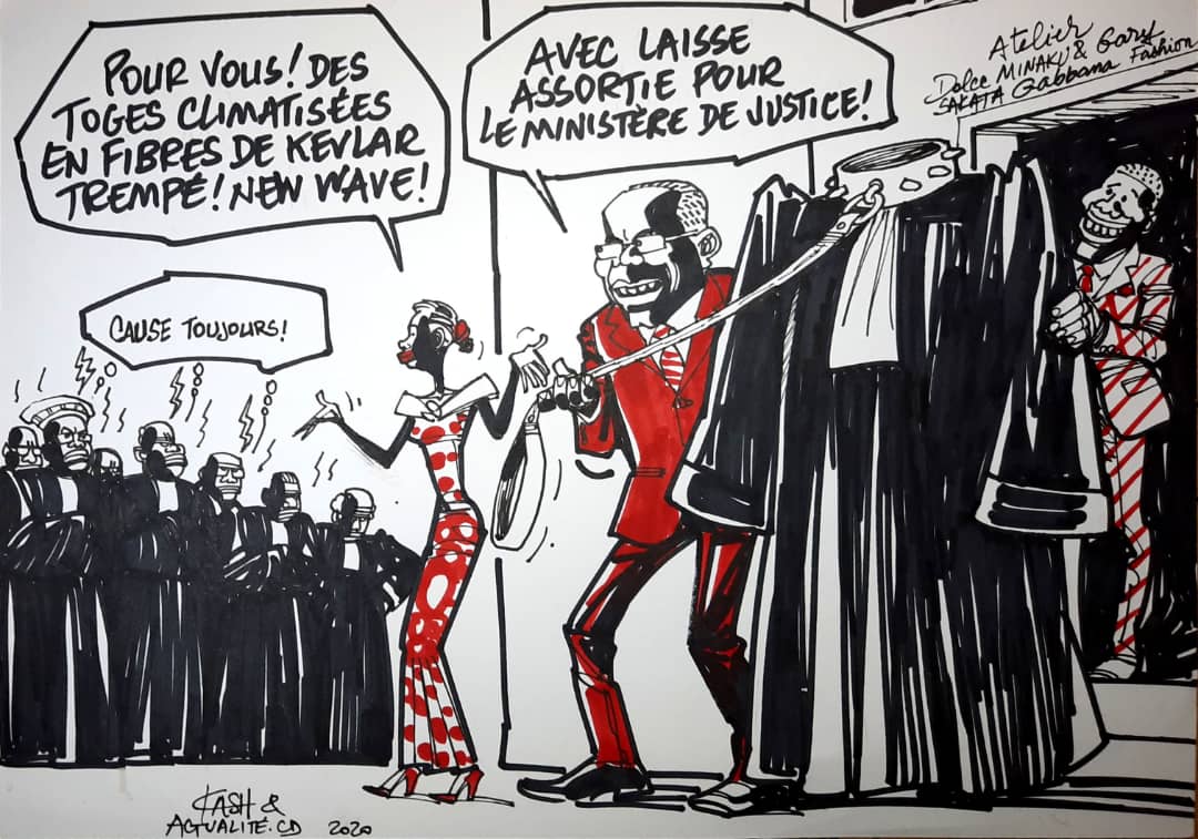 Les caricatures de ACTUALITE.CD sont réalisées par Kash.
