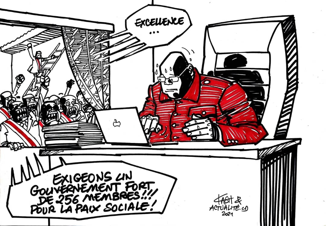 Les caricatures de ACTUALITE.CD sont réalisées par Kash.
