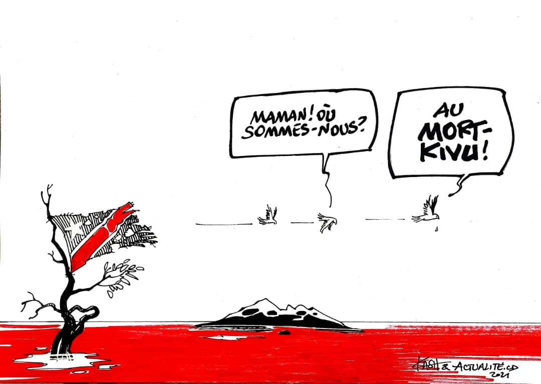 Les caricatures de ACTUALITE.CD sont réalisées par Kash.