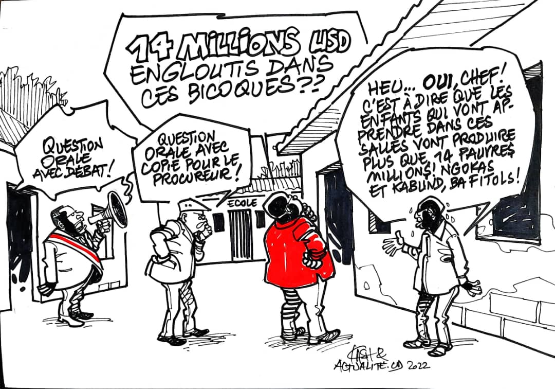 Les caricatures de ACTUALITE.CD sont réalisées par Kash