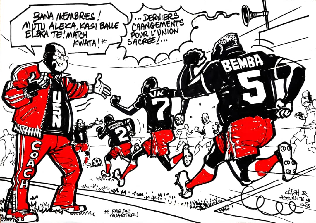Les caricatures de ACTUALITE.CD sont réalisées par Kash