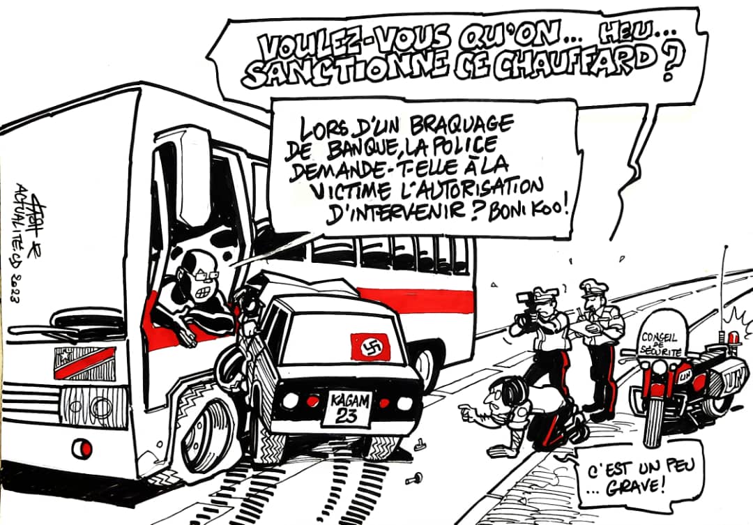 Les caricatures de ACTUALITE.CD sont réalisées par Kash