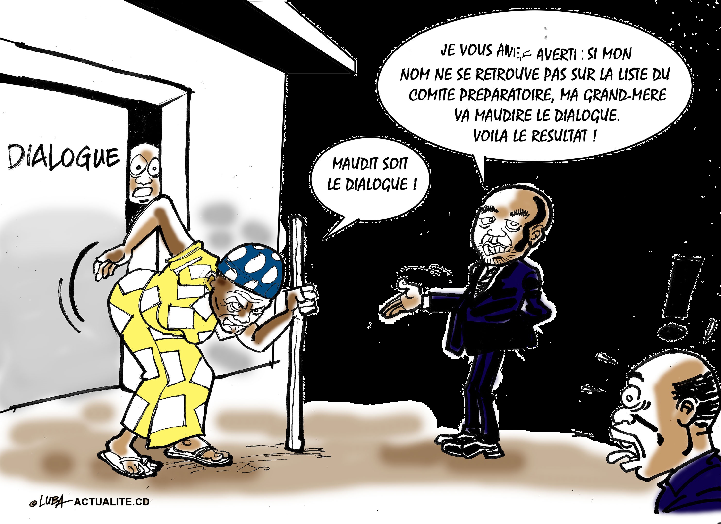 Caricature : Dialogue, la grand-mère de Bitakwira recherchée | Actualite.cd