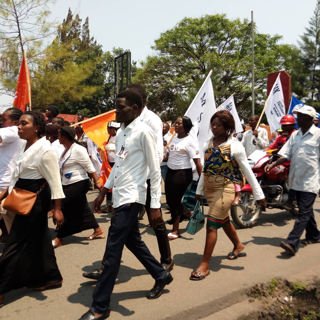 Goma: les membres d'Ensemble marchent pour exiger le retour de Katumbi