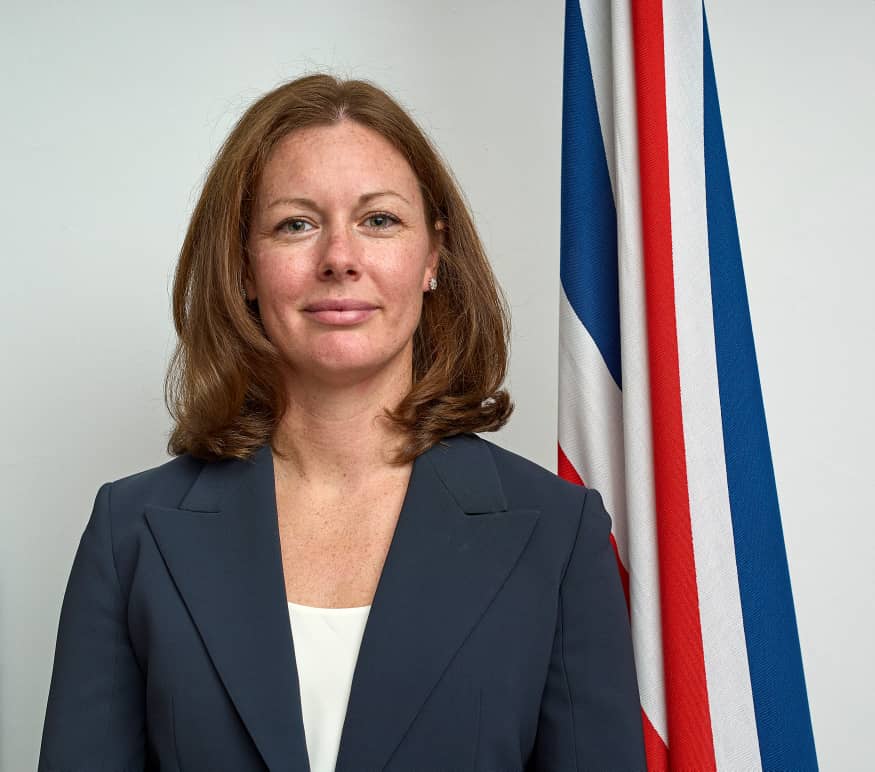 Emily Maltman, ambassadrice du Royaume-uni en poste à Kinshasa