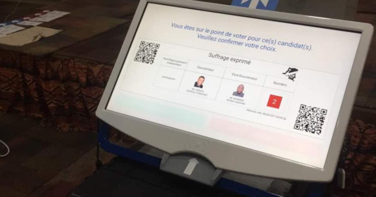 Machine à voter