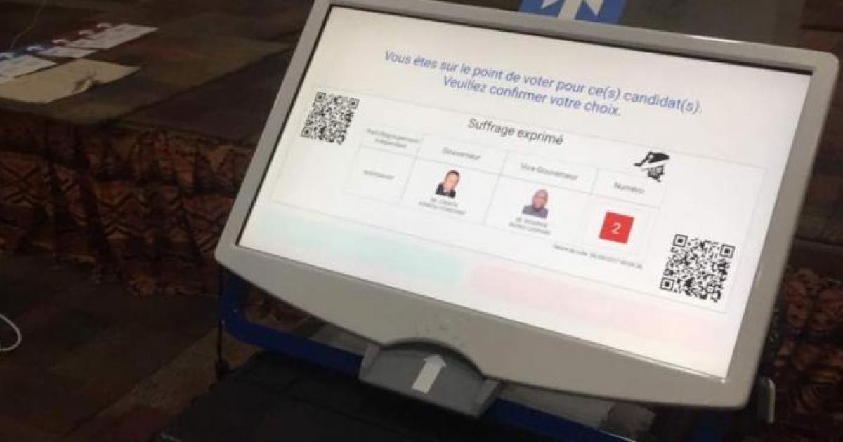Machine à voter