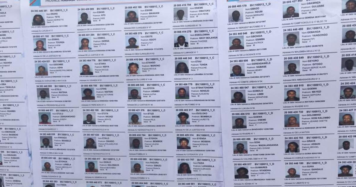 Liste provisoire des électeurs