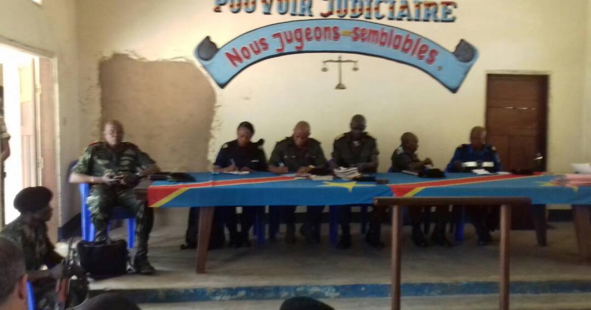 Les juges du tribunal militaire de Kananga
