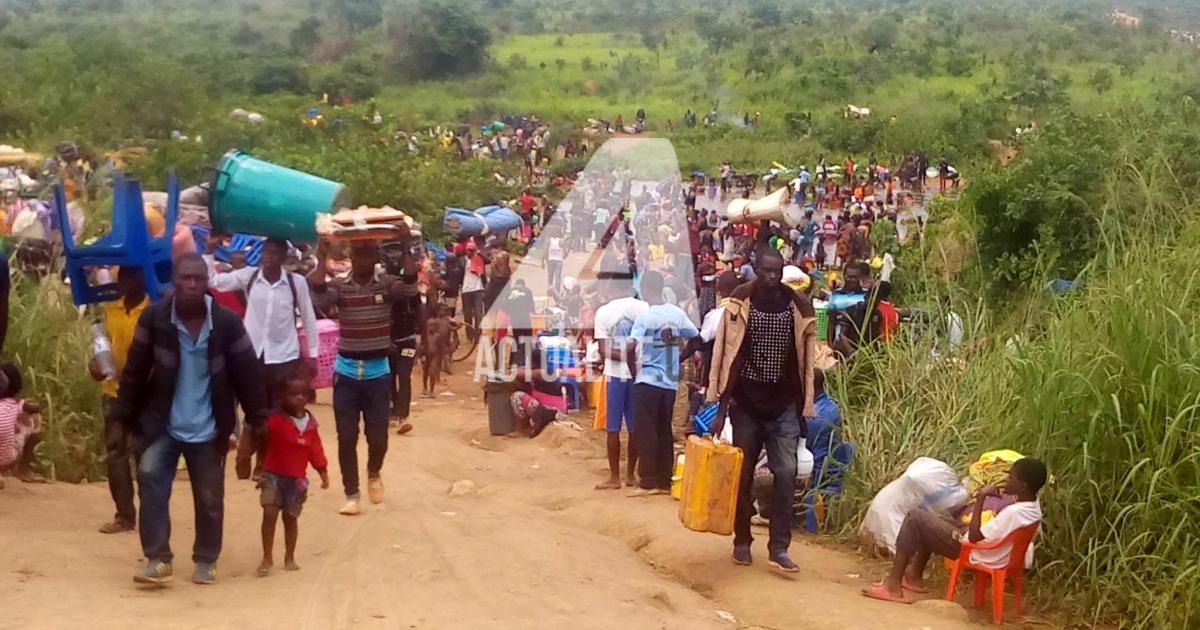 Les congolais quittant l'Angola (Photo ACTUALITE.CD)