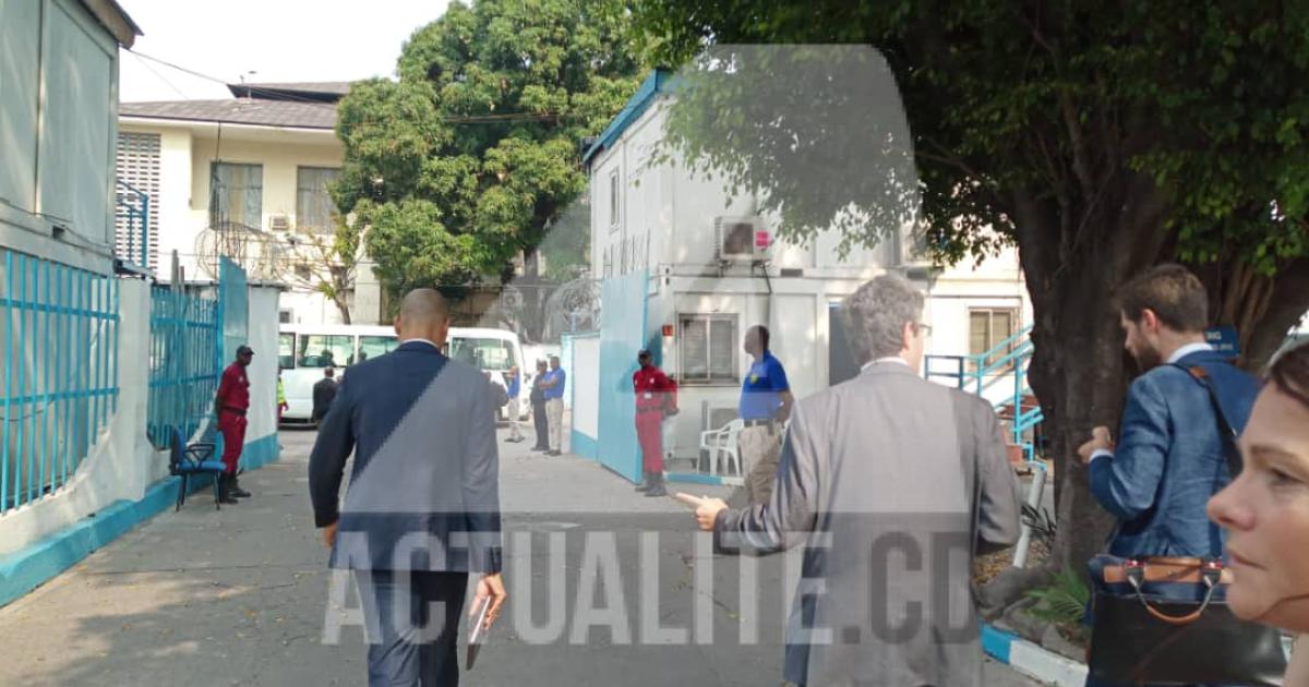 Les membres du Conseil de sécurité au QG de la MONUDSCO/Photo ACTUALITE.CD