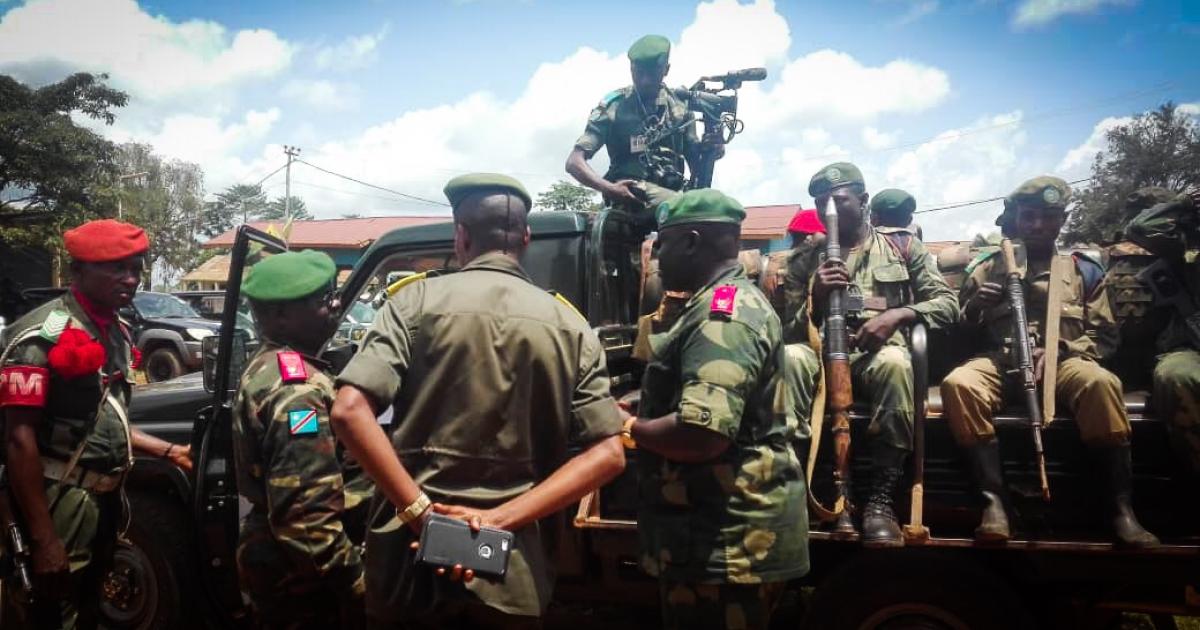 Les FARDC en opération à BENI (Photo ACTUALITE.CD)