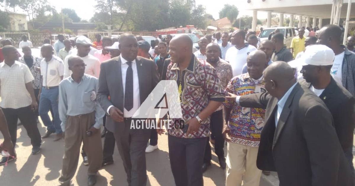 Les membres de l'opposition à la mairie de Lubumbashi