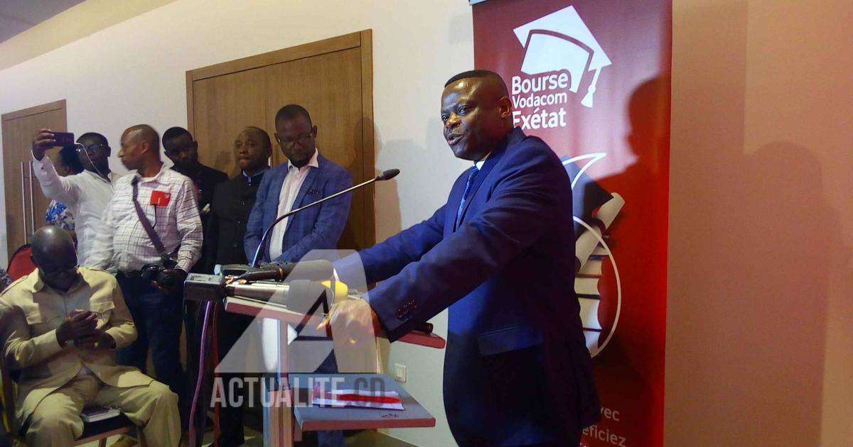 Gaston Musemena, ministre de l'EPSP/Ph.ACTUALITE.CD de Auguy Mudiayi 