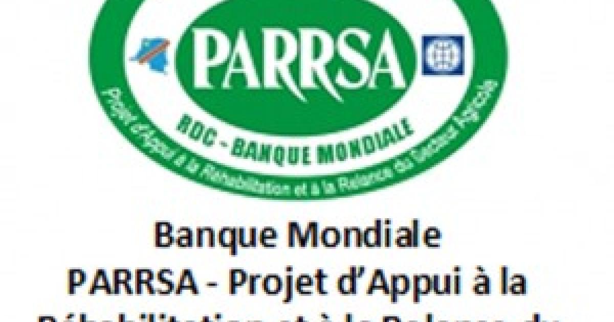 Logo du Projet d'appui à la réhabilitation et à la relance du secteur agricole (PARRSA)