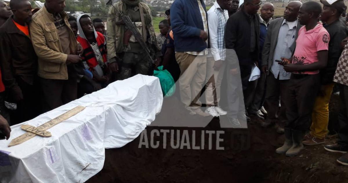 Obsèques des victimes de Rubaya (Photo ACTUALITE.CD)