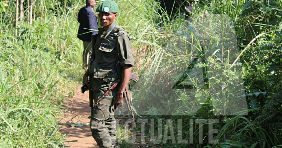 Les FARDC dans la brousse près de Beni (Photo Ley Uwera/ACTUALITE.CD)