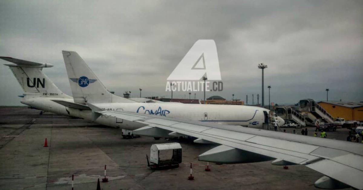 Aéroport de Ndjili (Ph. ACTUALITE.CD)