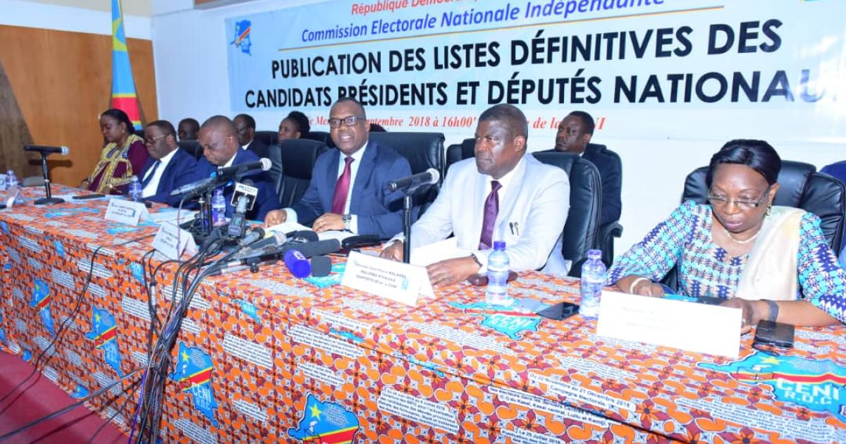 Le bureau de la CENI (Photo ACTUALITE.CD)