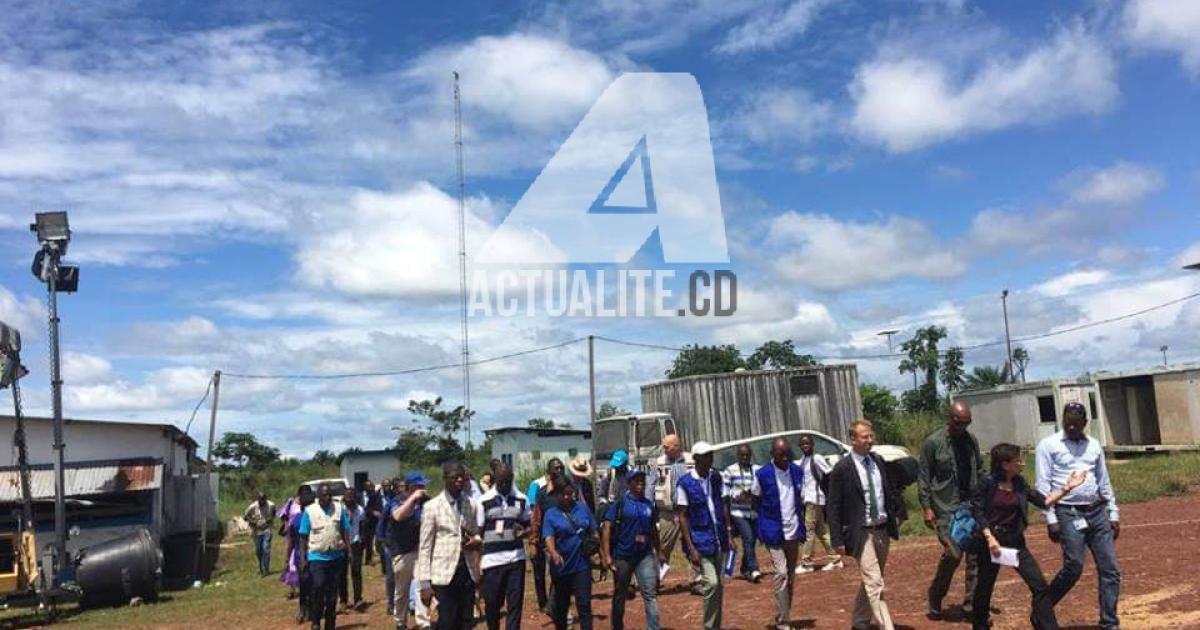 L'arrivée d'une équipe de l'OMS à Mbandaka (Ph. ACTUALITE.CD)