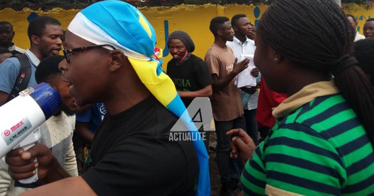 Manifestation de l'Opposition à Goma