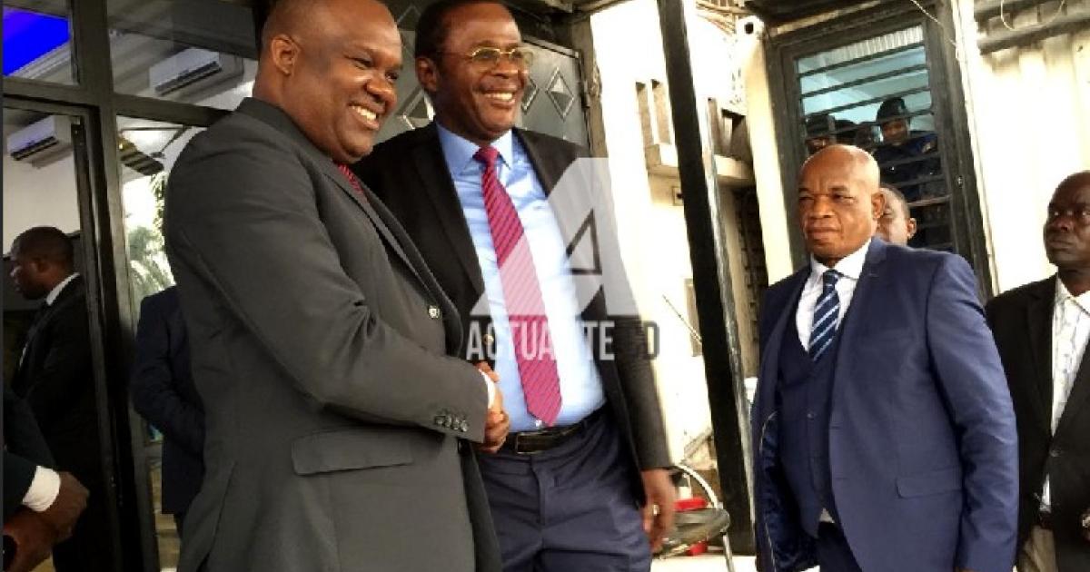 Corneille Nangaa accueille les candidats / Photo ACTUALITE.CD Christine Tshibuyi 