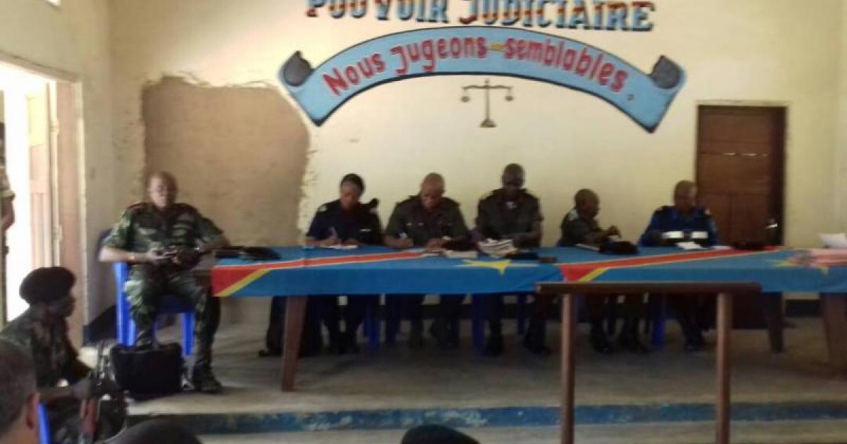 Le tribunal militaire de Kananga 