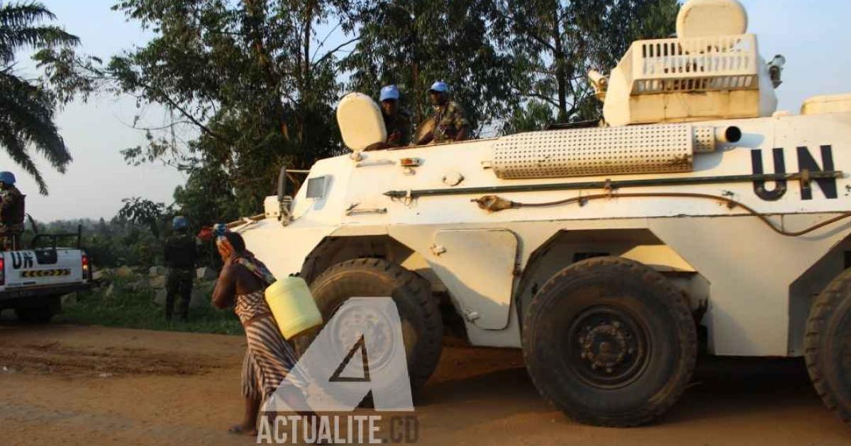 Un blindé de la Monusco à Beni
