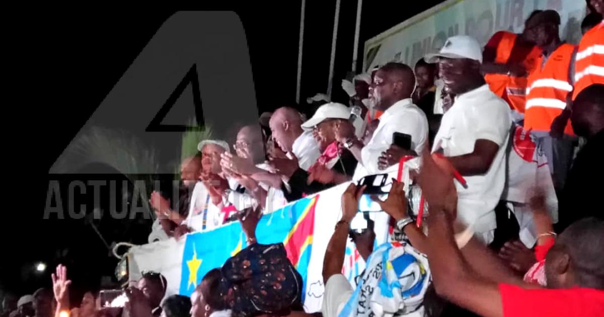 Tshisekedi et Kamerhe au siège de l'UDPS / Ph. Christine Tshibuyi 