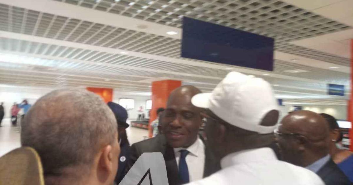 Fayulu arrivé à l'aéroport de N'djili en provenance de l'Europe