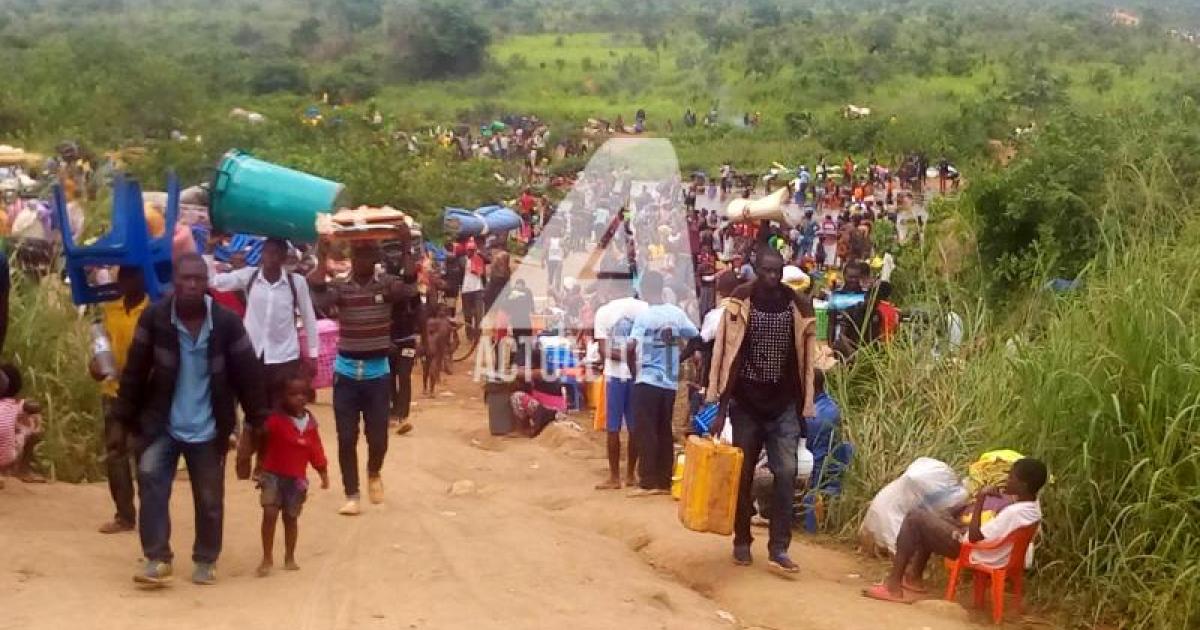 Des Congolais venus d'Angola à Kamako/Photo ACTUALITE.CD