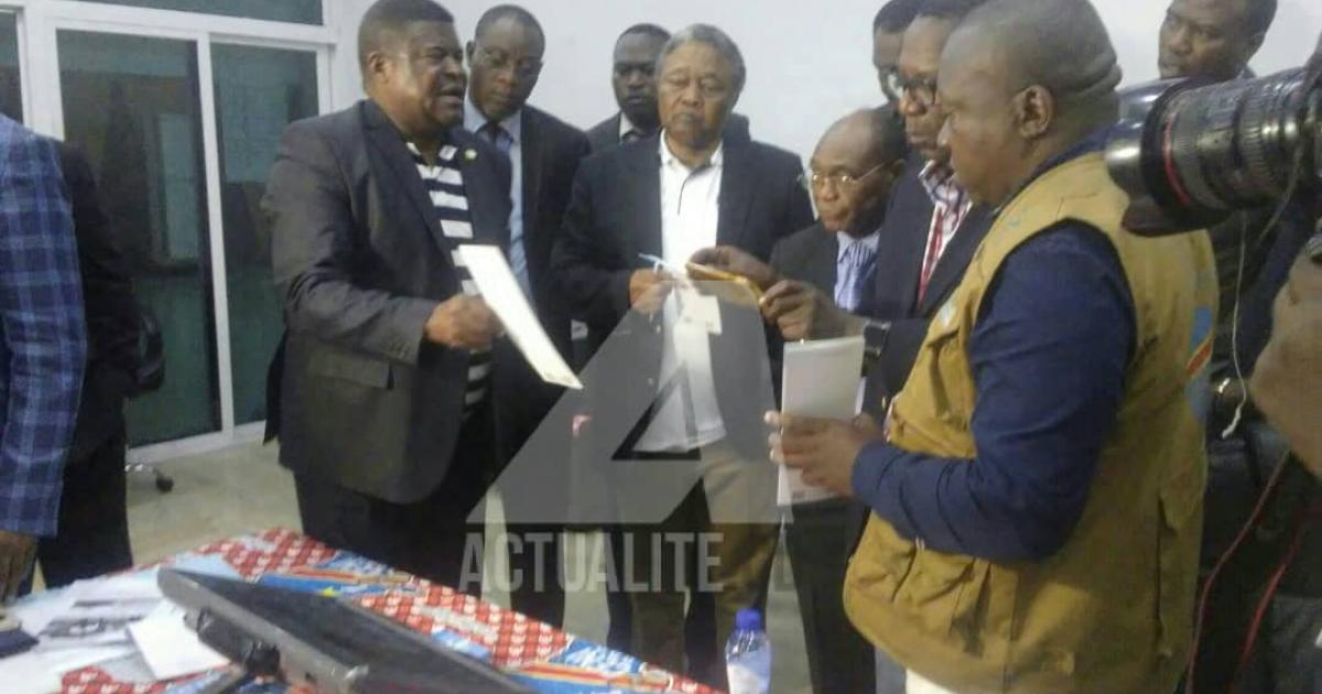 La délégation du conseil consultatif électoral de la SADC au bureau de la CENI