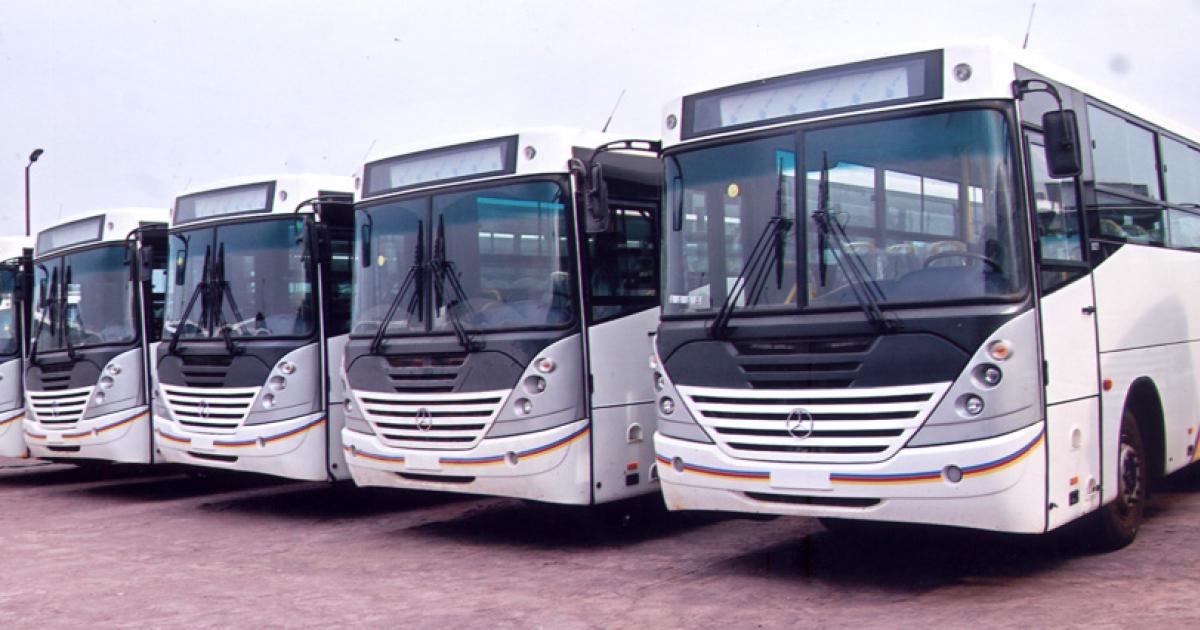Les bus de la société Transco