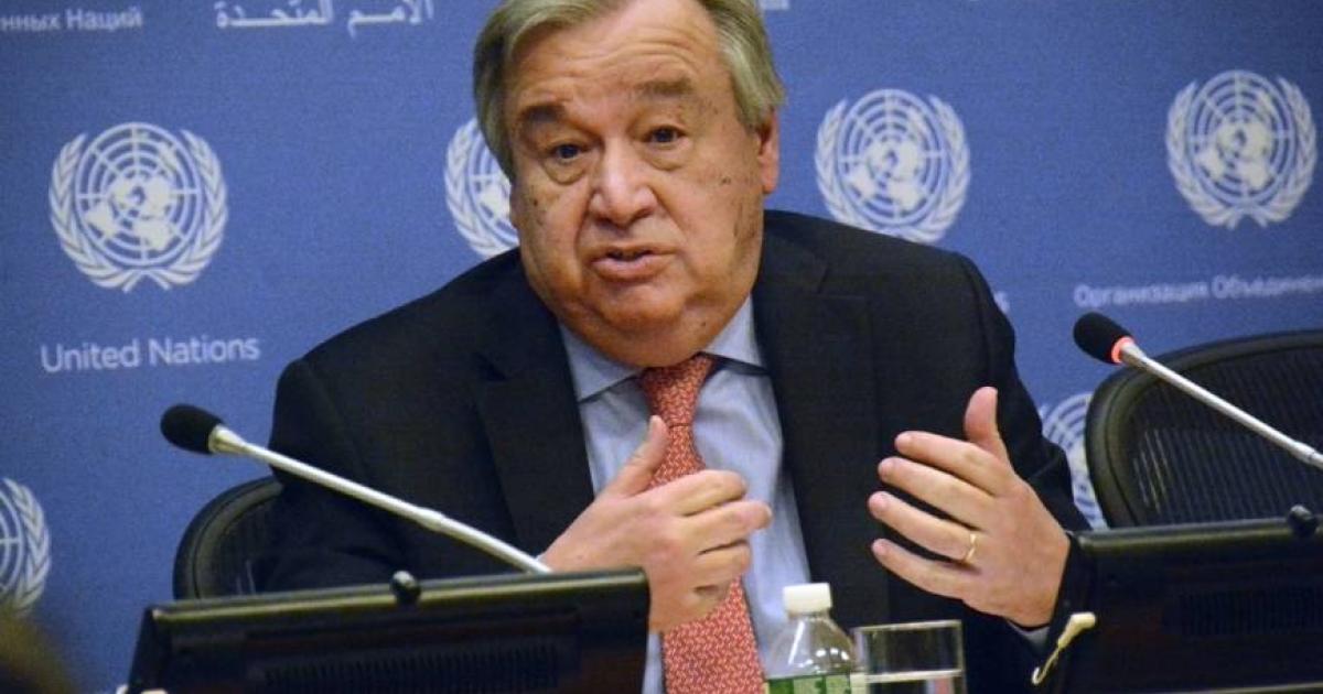 Le Secrétaire général de l'ONU, António Guterres / Ph. Droits tiers 