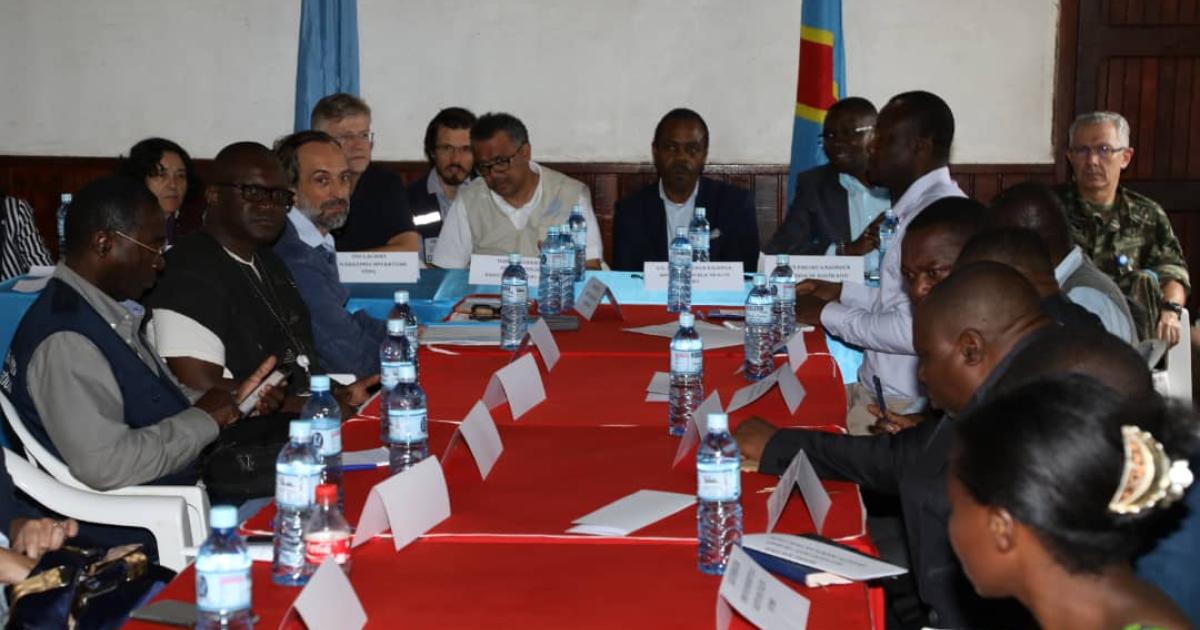 La délégation de l'ONU et de l'OMS à Beni (Ph. MONUSCO)