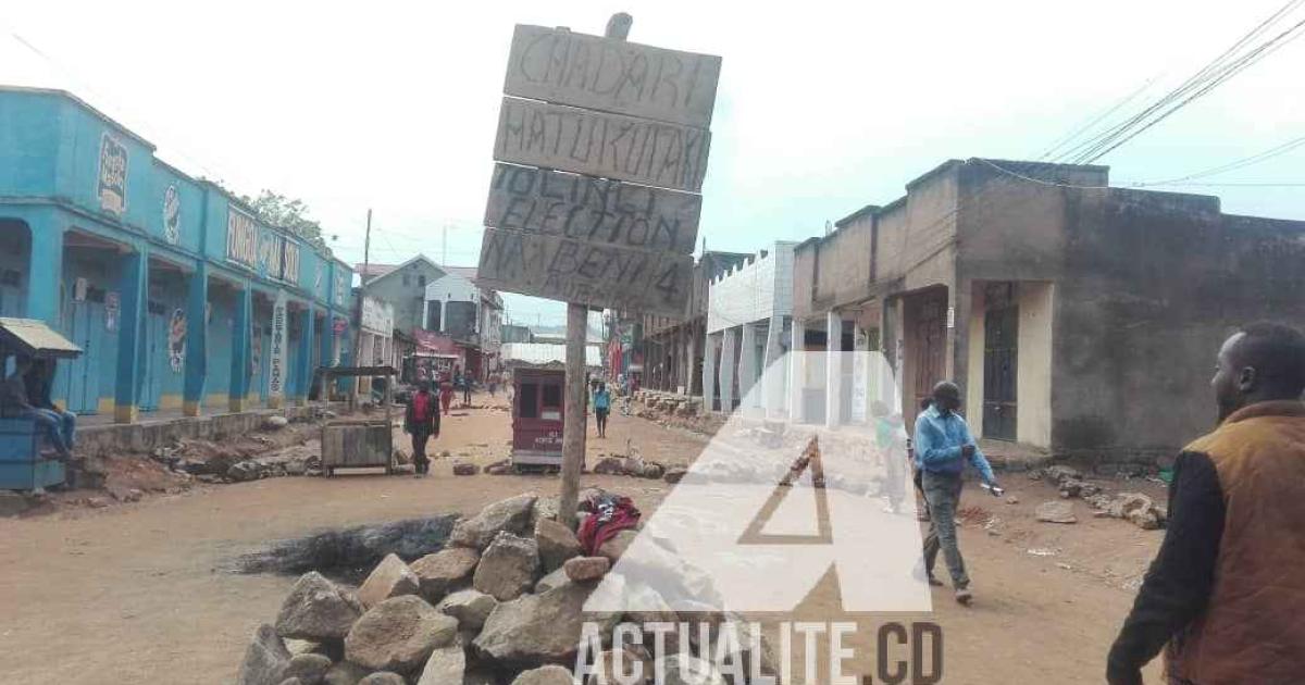 Paralysie des activités en ville de Beni suite à l'appel de Lamuka à une journée ville morte pour refuser le report des élections à Beni, Butembo et Yumbi.